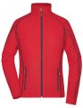 Dames Fleece Vest Daiber JN596 Rood-Carbon